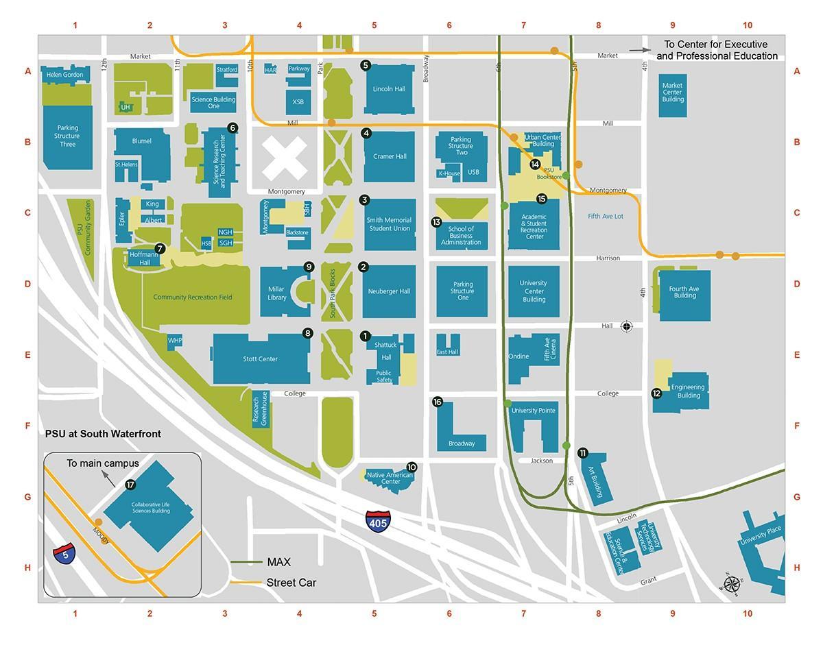 PDX edu оюутны Хотхоны газрын зураг